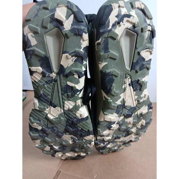 USED adidas Men’s Tracefinder Trail Running Shoes Olive/Green/Blue Size 13 - Picture 4 of 5